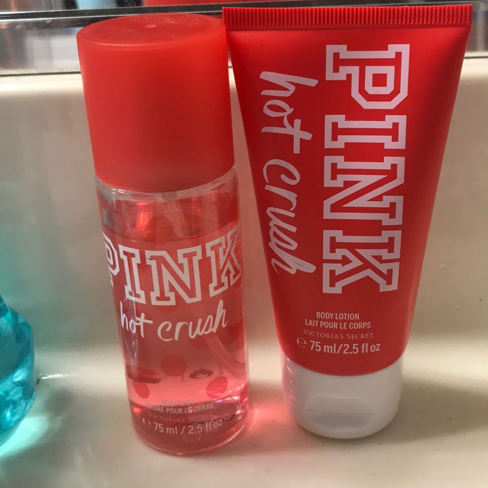 PINK BODY MIST AND LOTION